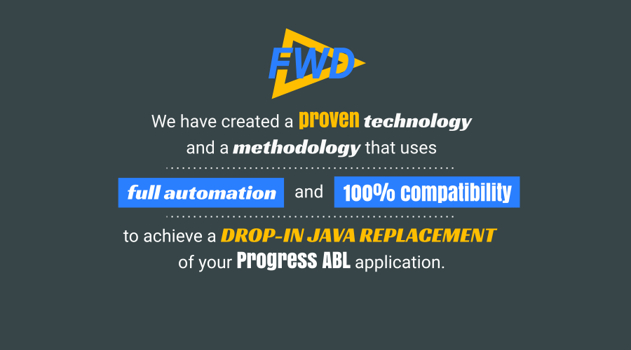 FWD Progress to Java Conversion
